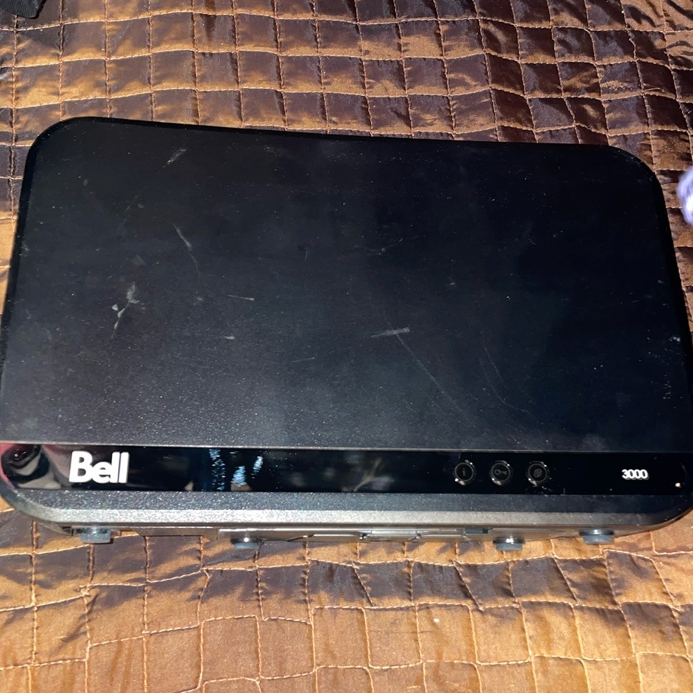 BELL Fiber Home Hub 3000 Borne universelle 3000 SaGeMCOM FAST 5566 fiberoptics